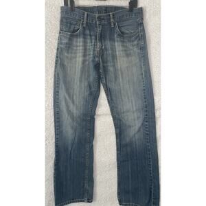 Levi’s 527 Jeans Adult 32x32 Blue Low Boot Cut Distressed Low Rise